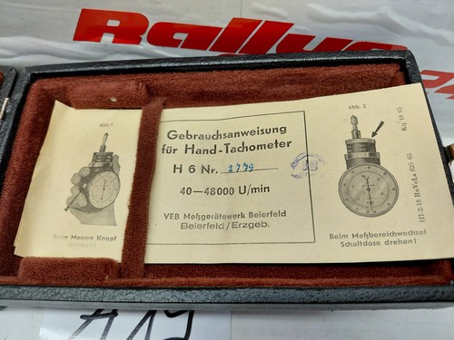 Ddr hand tachometer - hand, ovp
