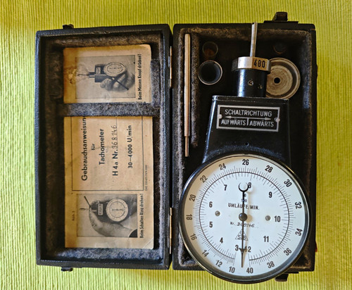 Antikes handtachometer - antikes,